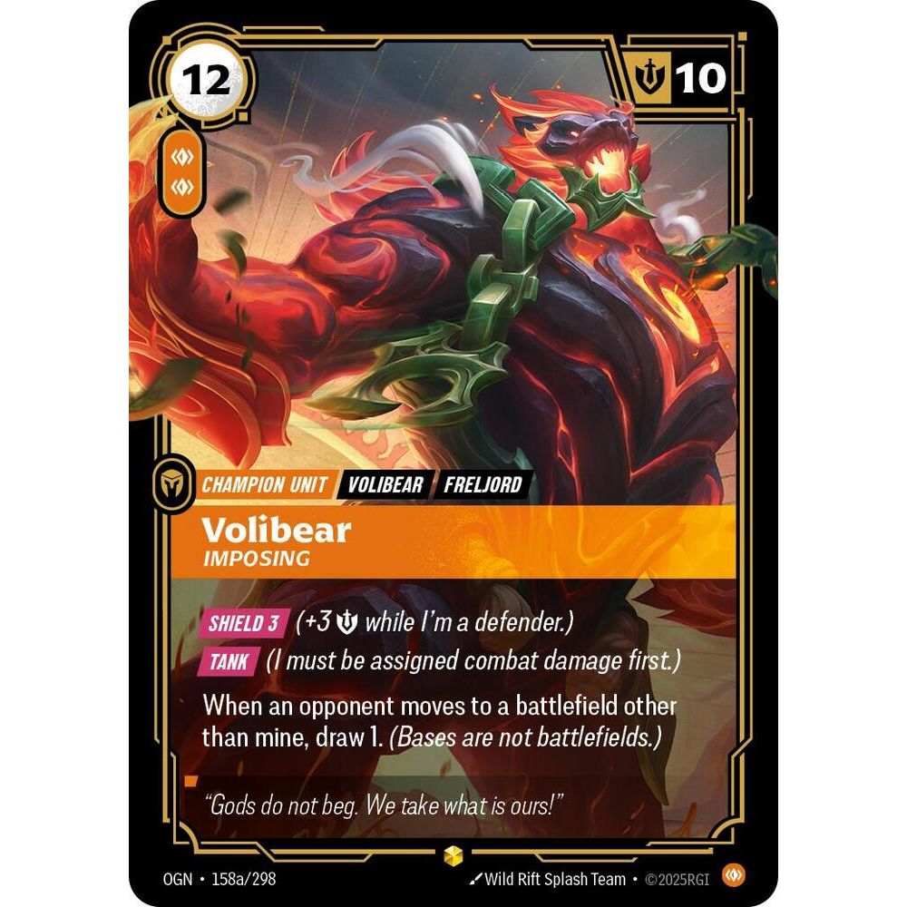 Volibear, Imposing (Alternate Art) - Origins (OGN)