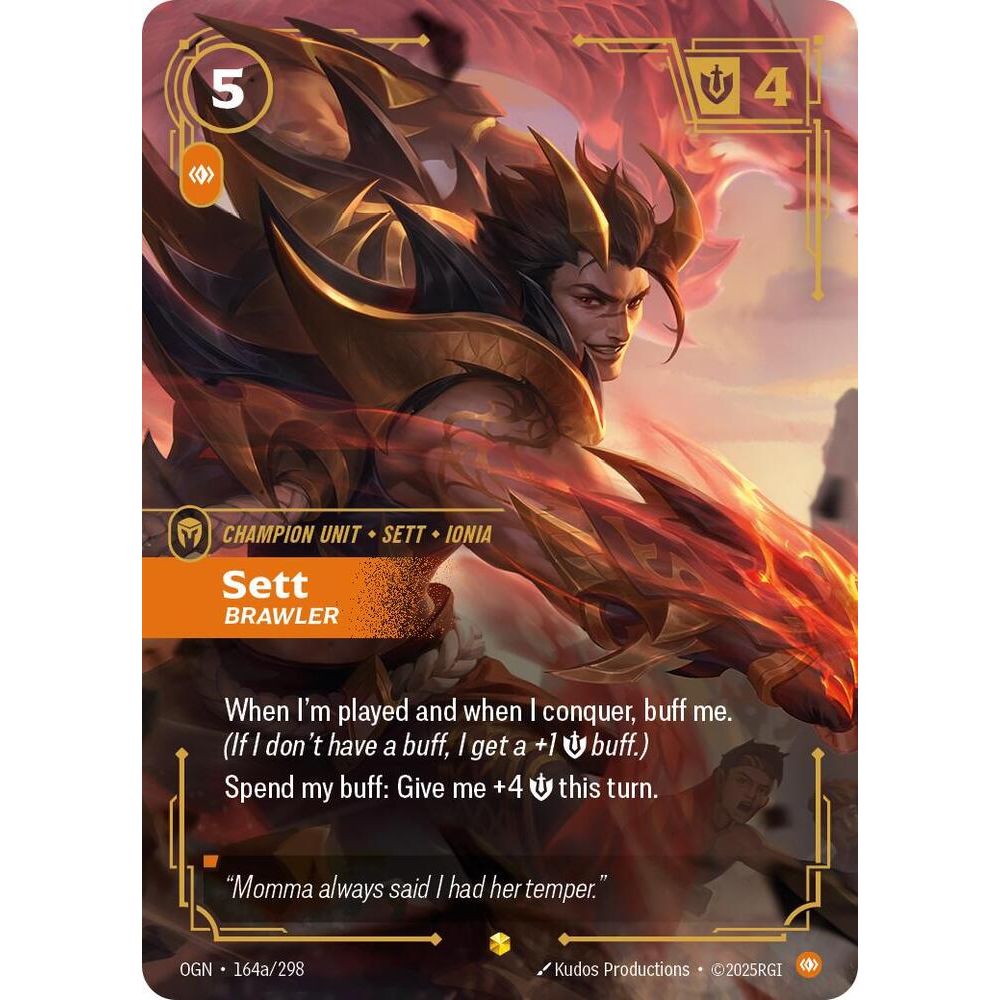 Sett, Brawler (Alternate Art) - Origins (OGN)