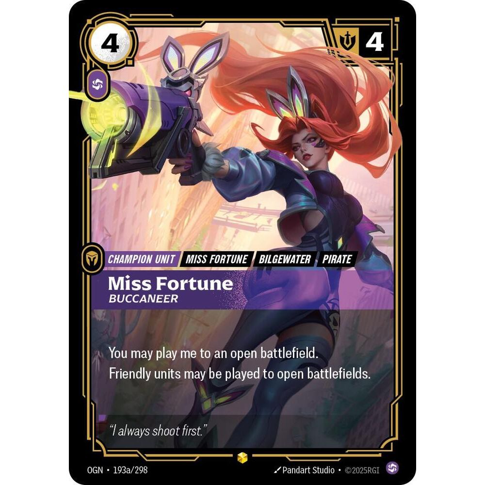 Miss Fortune, Buccaneer (Alternate Art) - Origins (OGN)