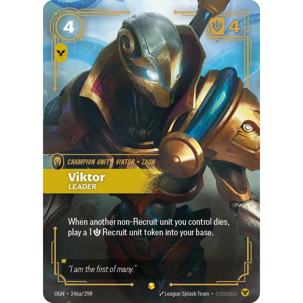 Viktor, Leader (Alternate Art) - Origins (OGN)