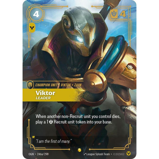 Viktor, Leader (Alternate Art) - Origins (OGN)