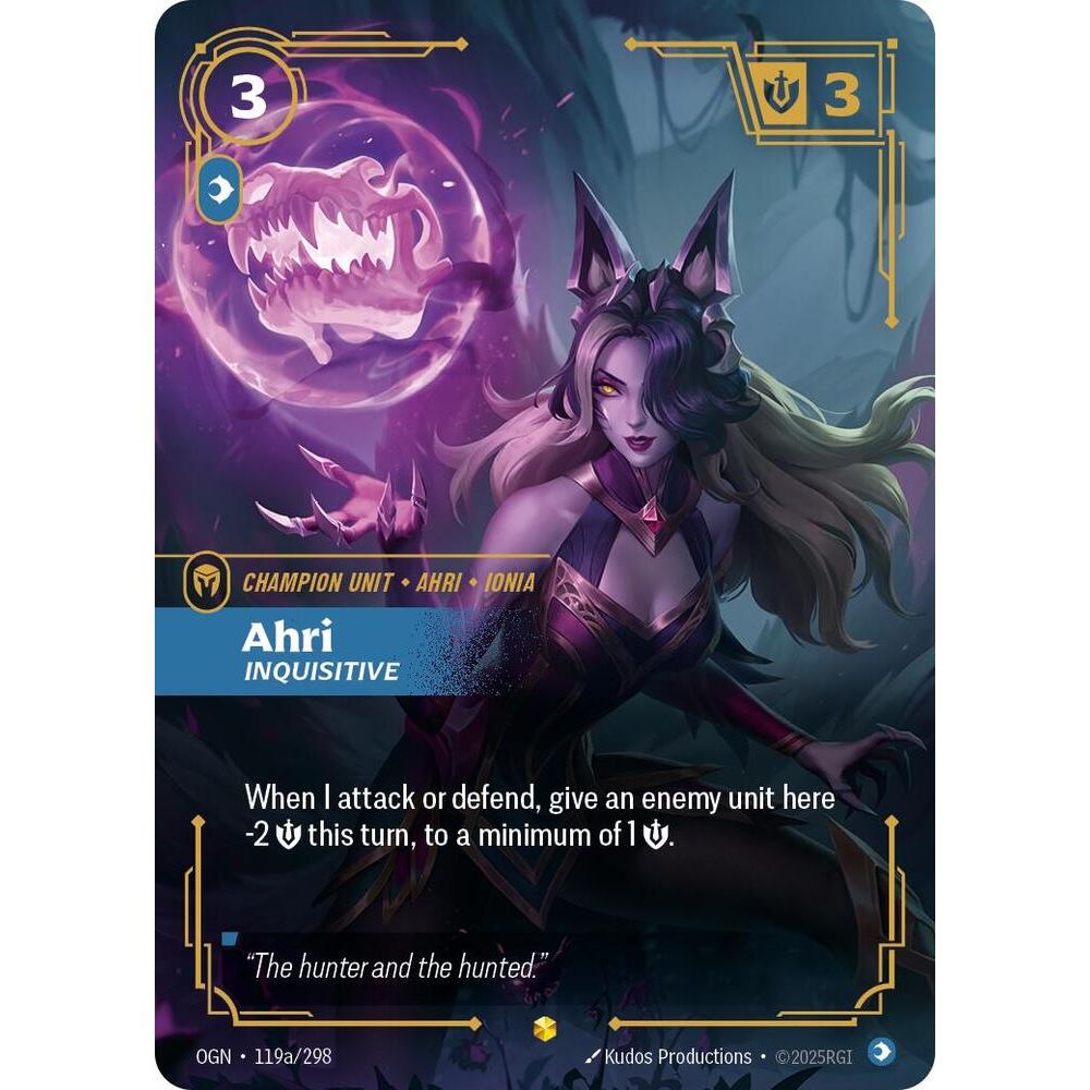 Ahri, Inquisitive (Alternate Art) - Origins (OGN)