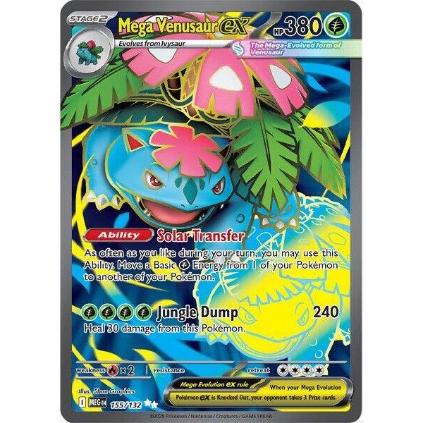 Mega Venusaur ex - 155/132 - ME01: Mega Evolution (MEG)
