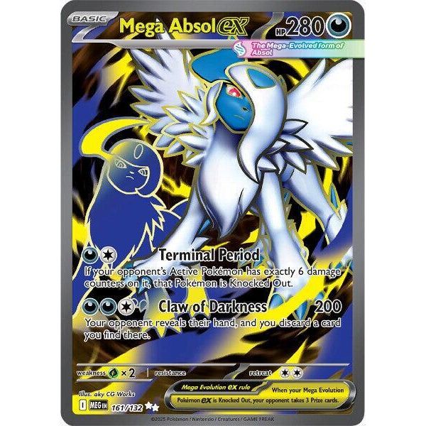 Mega Absol ex - 161/132 - ME01: Mega Evolution (MEG)