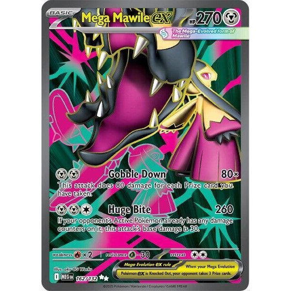 Mega Mawile ex - 162/132 - ME01: Mega Evolution (MEG)