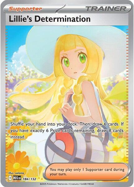Lillie's Determination - 184/132 - ME01: Mega Evolution (MEG)