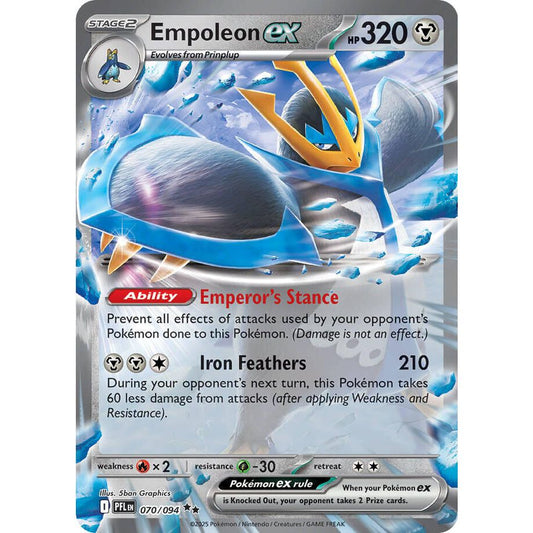 Empoleon ex - 070/094 - ME02: Phantasmal Flames (PFL)