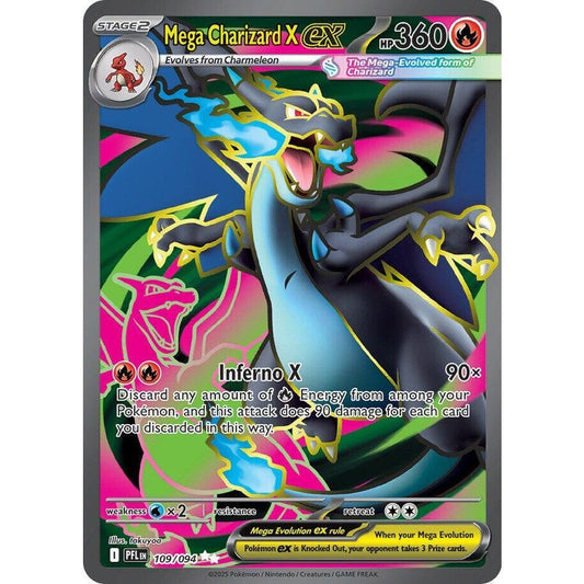 Mega Charizard X ex - 109/094 - ME02: Phantasmal Flames (PFL)