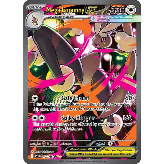 Mega Lopunny ex - 128/094 - ME02: Phantasmal Flames (PFL)