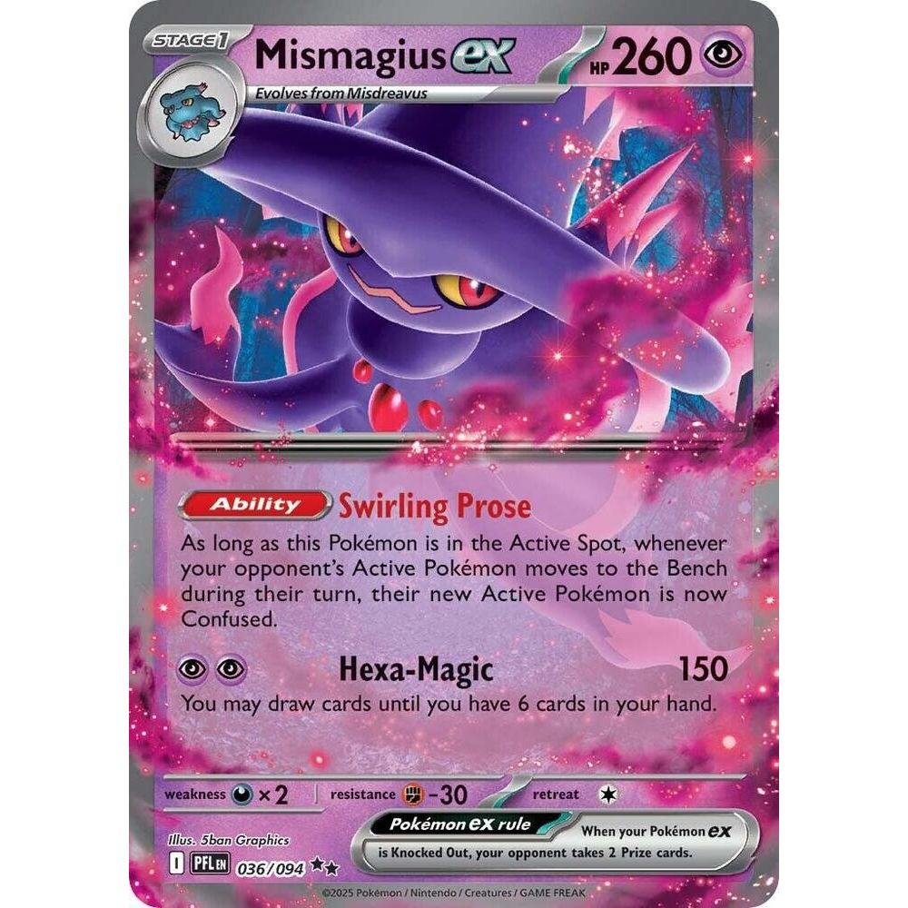 Mismagius ex - 036/094 - ME02: Phantasmal Flames (PFL)