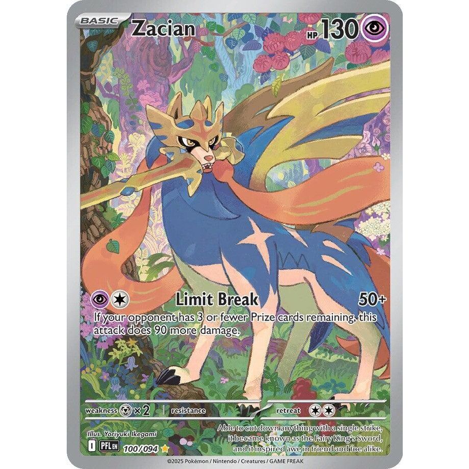 Zacian - 100/094 - ME02: Phantasmal Flames (PFL)