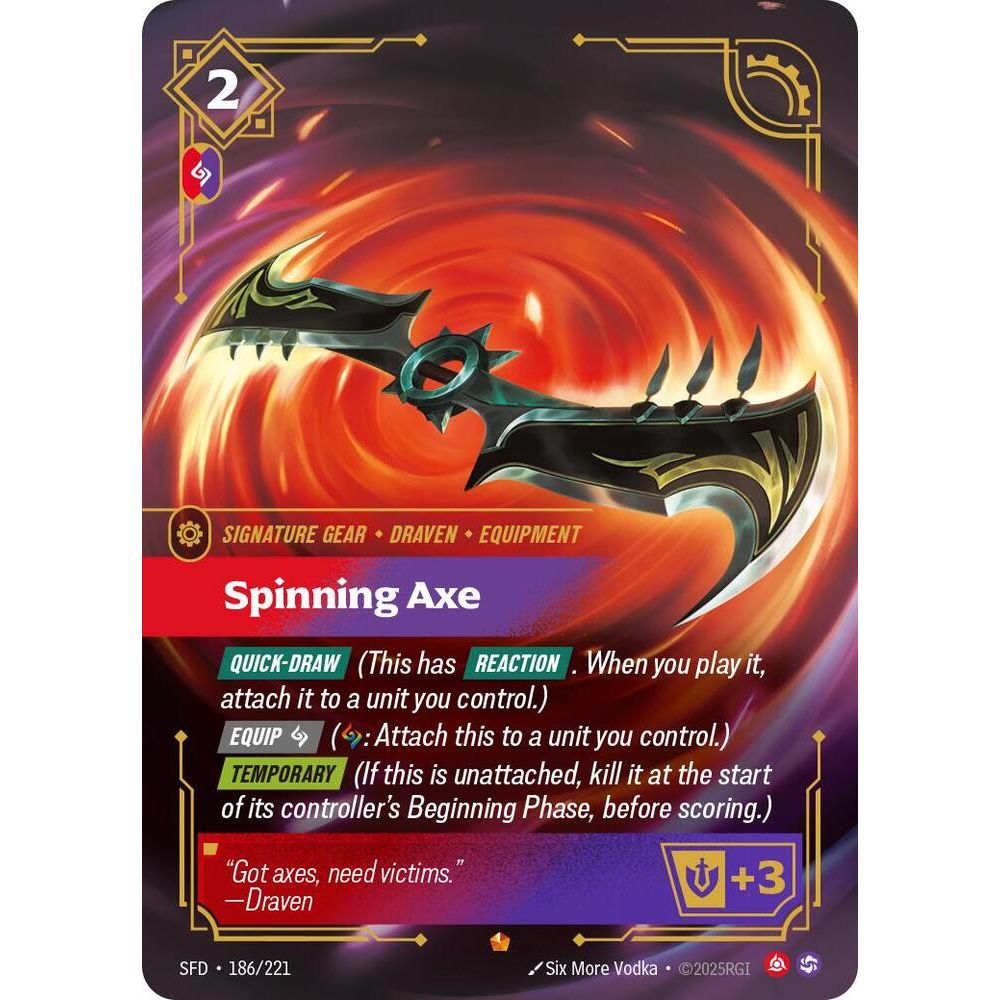 Spinning Axe - Spiritforged (SFD)