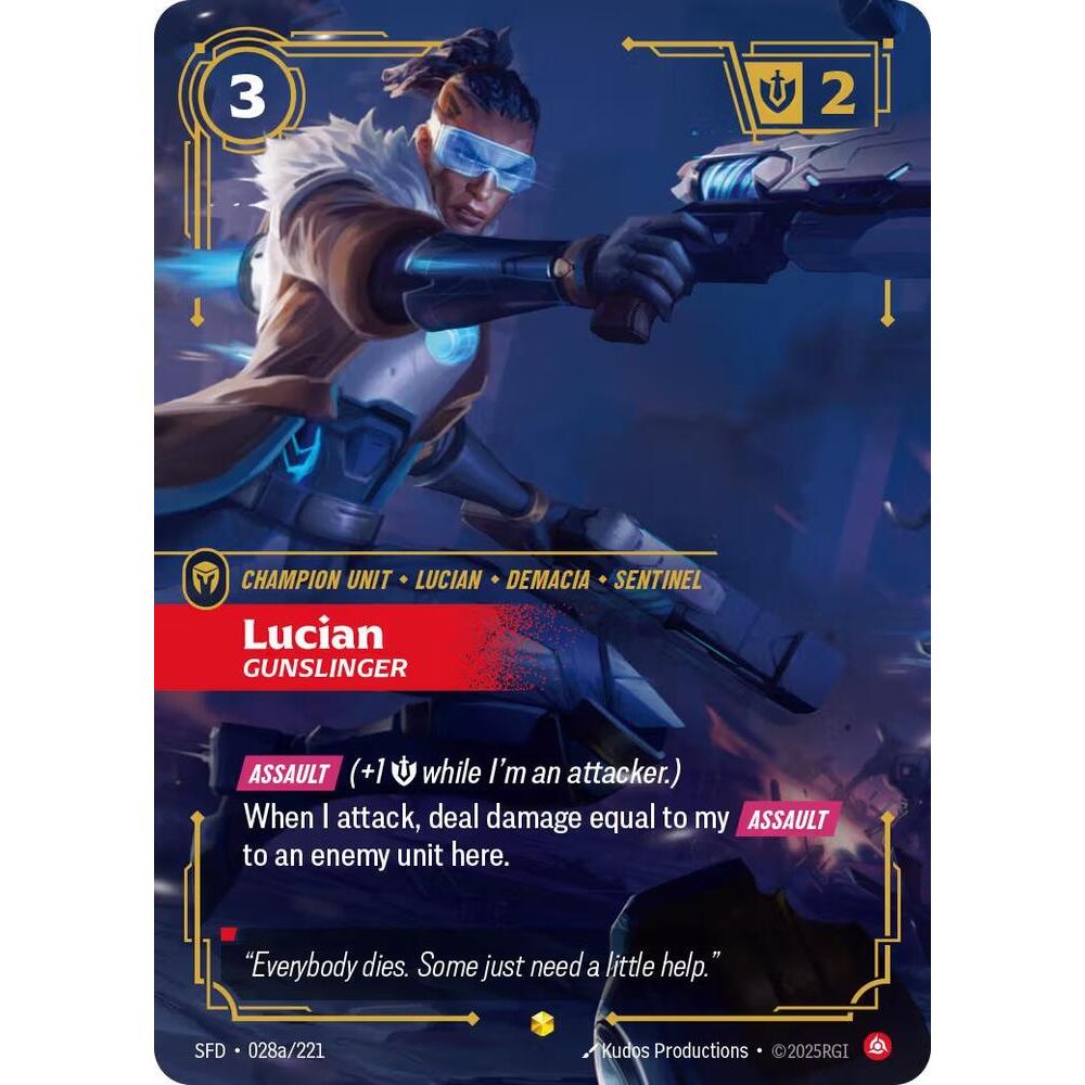 Lucian, Gunslinger (Alternate Art) - Spiritforged (SFD)