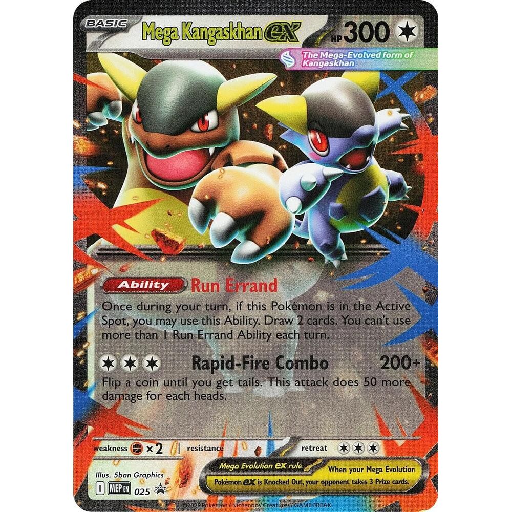 Mega Kangaskhan ex - 025 - ME: Mega Evolution Promo (MEP)