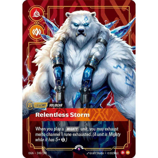 Volibear, Relentless Storm - Riftbound Organized Play Promotional Cards (OPP)