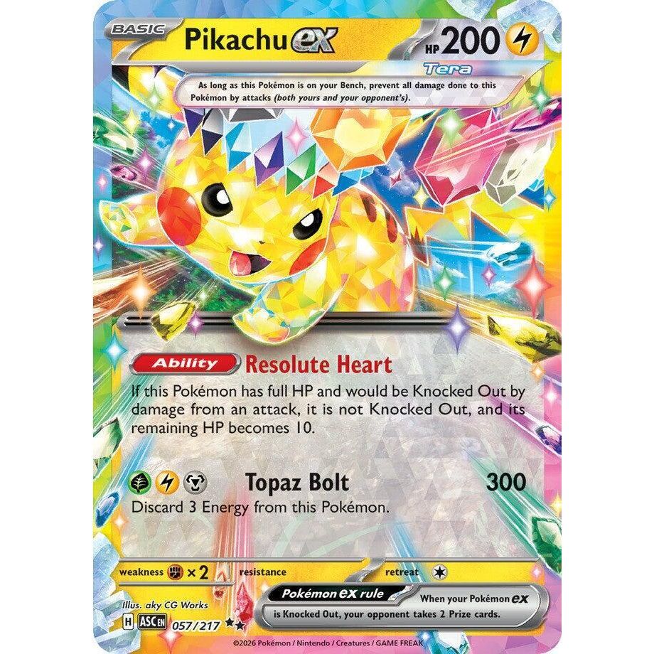 Pikachu ex - 057/217 - ME: Ascended Heroes (ASC)