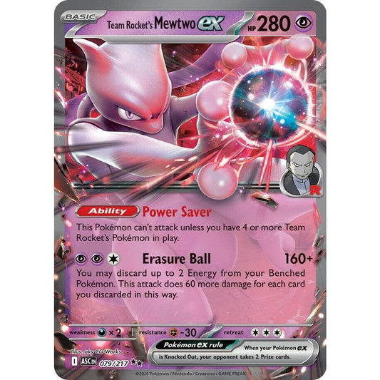 Team Rocket's Mewtwo ex - 079/217 - ME: Ascended Heroes (ASC)