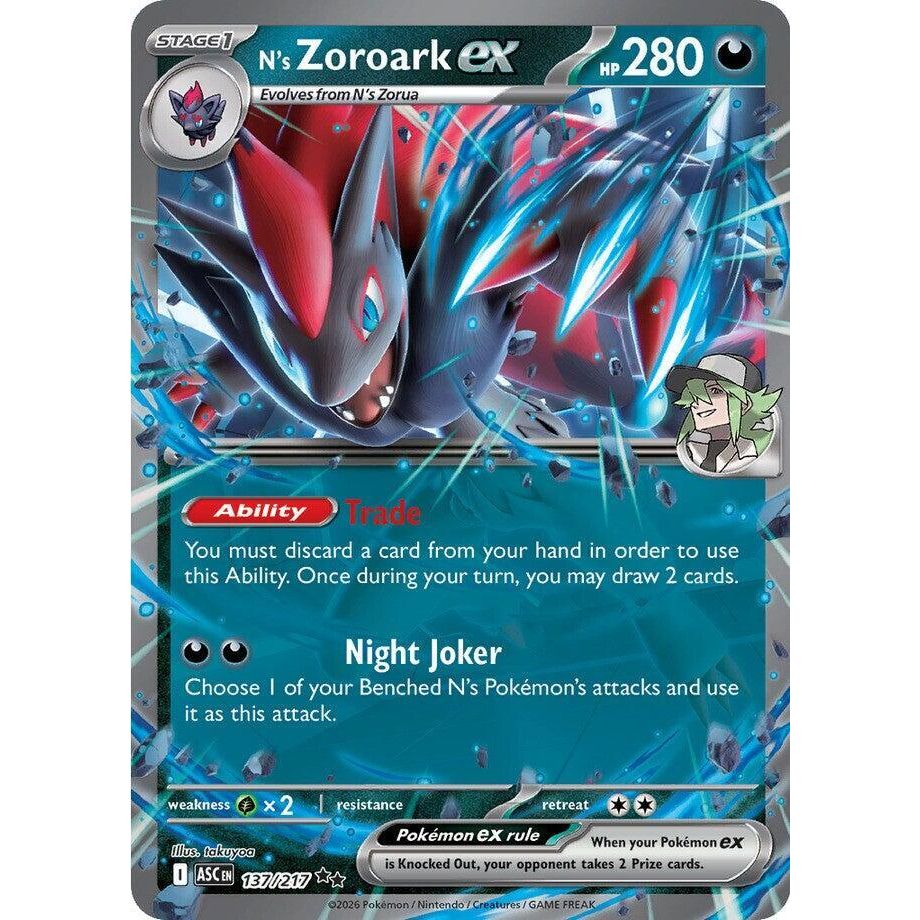 N's Zoroark ex - 137/217 - ME: Ascended Heroes (ASC)