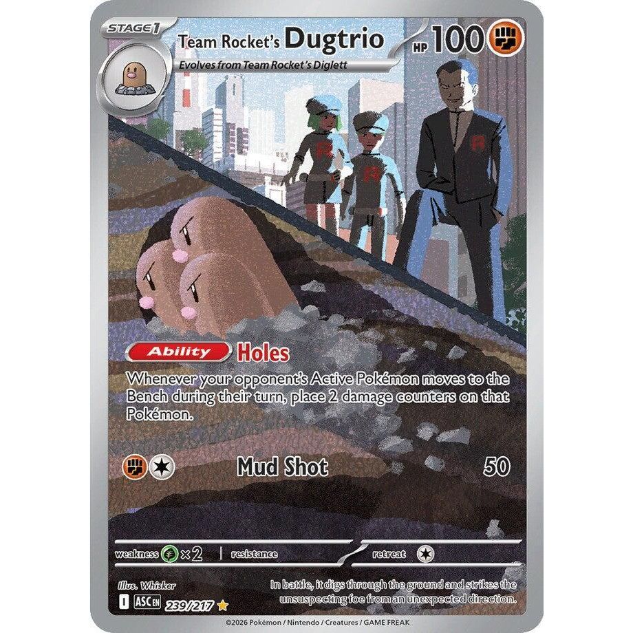 Team Rocket's Dugtrio - 239/217 - ME: Ascended Heroes (ASC)