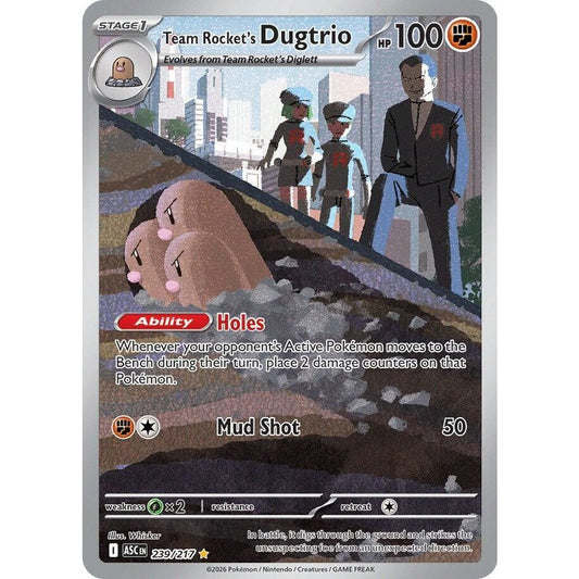 Team Rocket's Dugtrio - 239/217 - ME: Ascended Heroes (ASC)