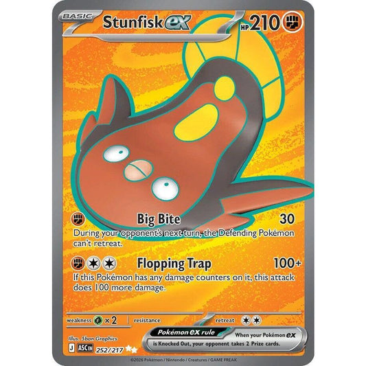 Stunfisk ex - 252/217 - ME: Ascended Heroes (ASC)