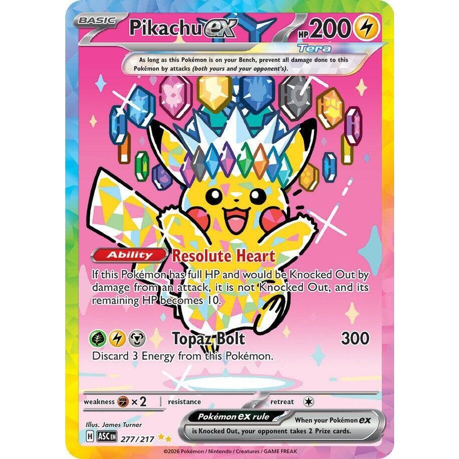 Pikachu ex - 277/217 - ME: Ascended Heroes (ASC)