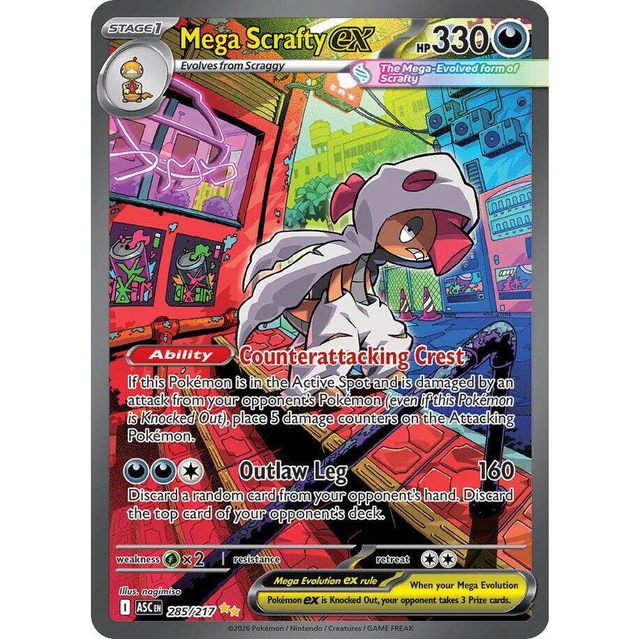 Mega Scrafty ex - 285/217 - ME: Ascended Heroes (ASC)