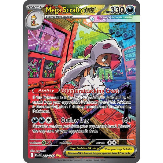 Mega Scrafty ex - 285/217 - ME: Ascended Heroes (ASC)