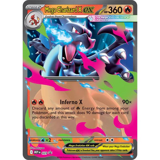 Mega Charizard X ex - 029 - ME: Mega Evolution Promo (MEP)