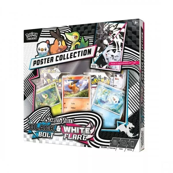 Pokémon Black Bolt and White Flare Unova Poster Collection