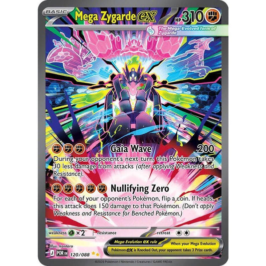 Mega Zygarde ex - 120/088 - ME03: Perfect Order (POR)