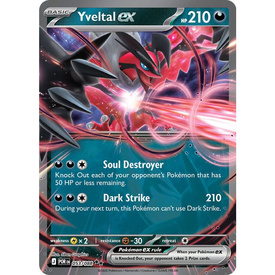 Yveltal ex - 053/088 - ME03: Perfect Order (POR)