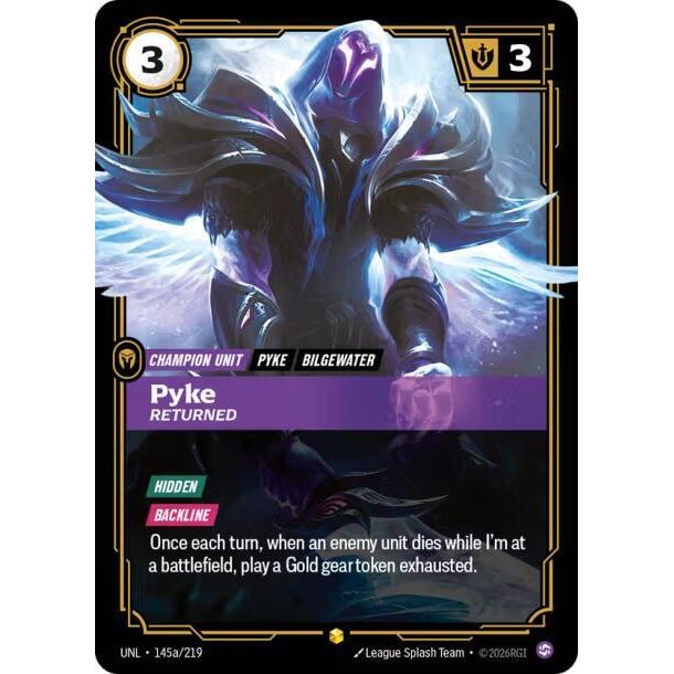 Pyke, Returned (Alternate Art) - Unleashed (UNL)
