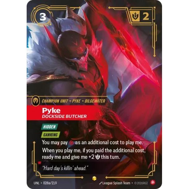 Pyke, Dockside Butcher (Alternate Art) - Unleashed (UNL)