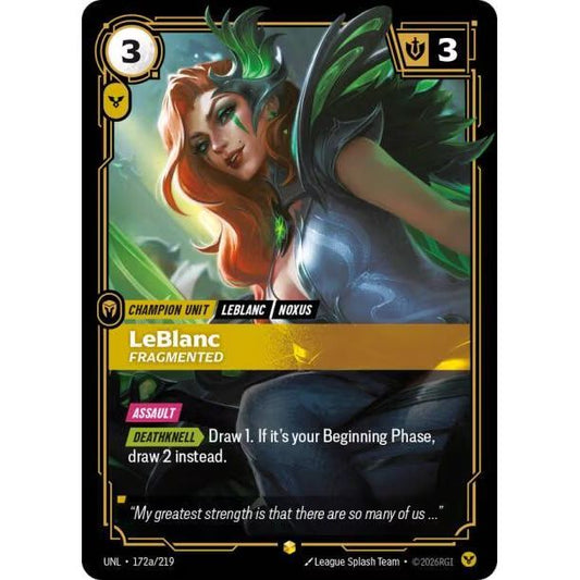 LeBlanc, Fragmented (Alternate Art) - Unleashed (UNL)