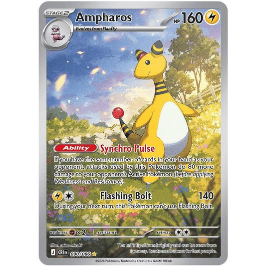 Ampharos - 090/086 - ME04: Chaos Rising (CRI)