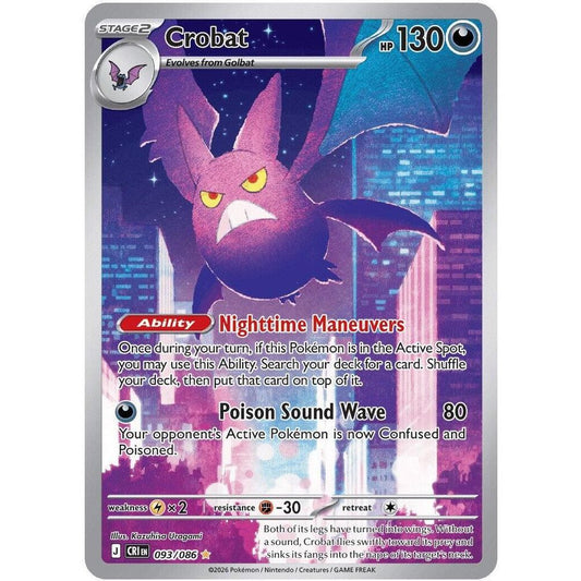 Crobat - 093/086 - ME04: Chaos Rising (CRI)