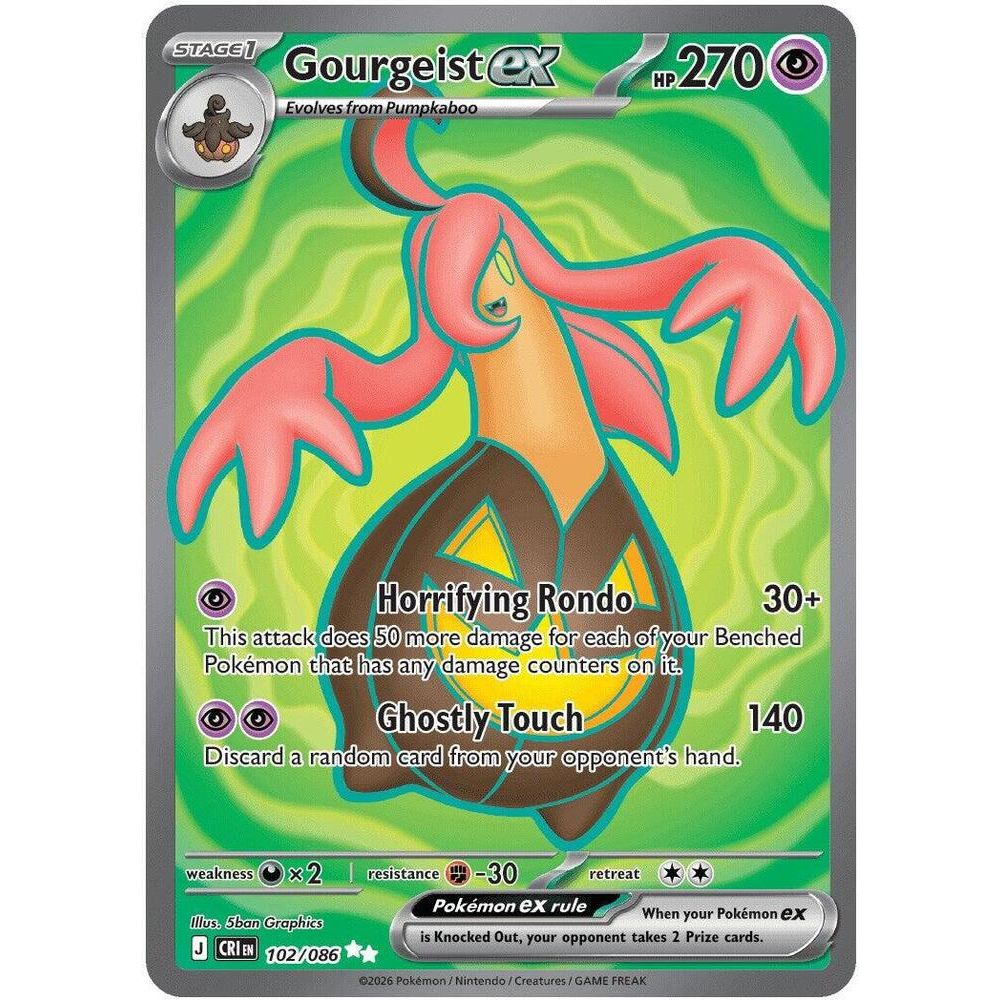 Gourgeist ex - 102/086 - ME04: Chaos Rising (CRI)