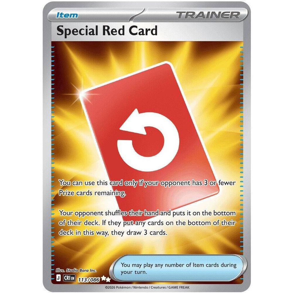 Special Red Card - 113/086 - ME04: Chaos Rising (CRI)