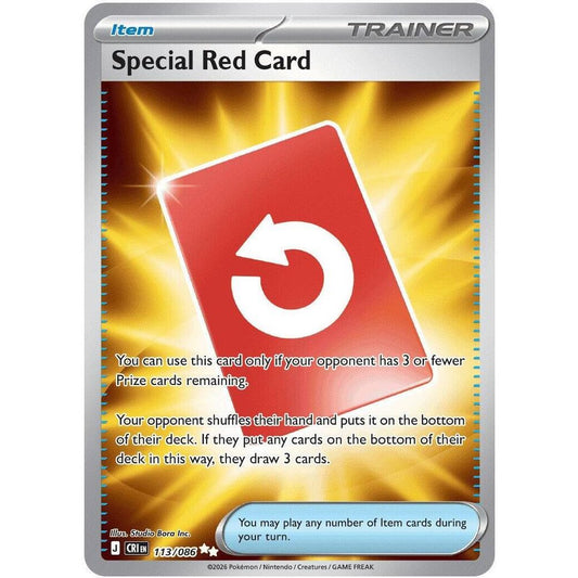Special Red Card - 113/086 - ME04: Chaos Rising (CRI)