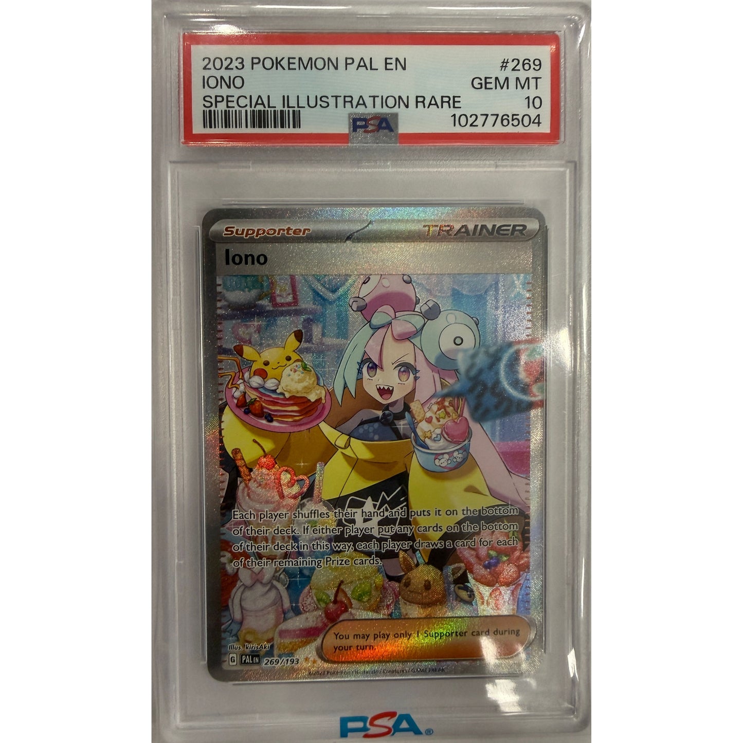 Iono - 269/193 - SV02: Paldea Evolved (PAL) - PSA 10