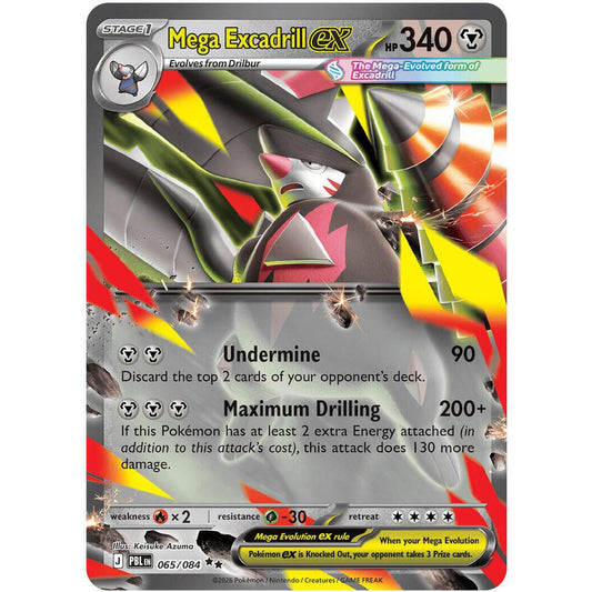 Mega Excadrill ex - 065/084 - ME05: Pitch Black (PBL)