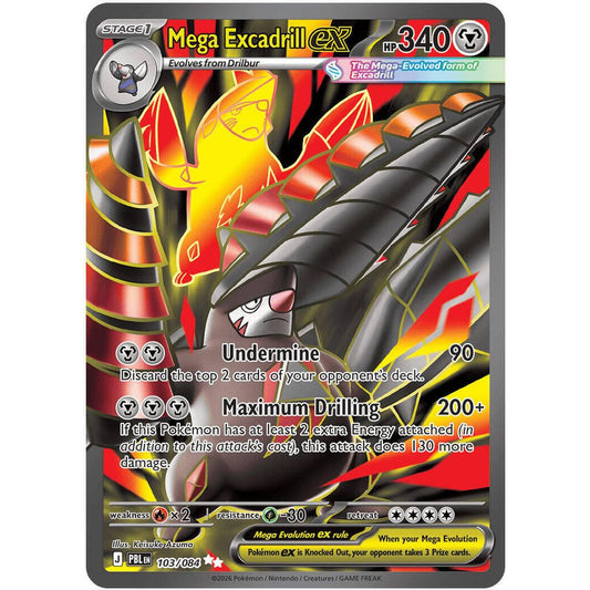 Mega Excadrill ex - 103/084 - ME05: Pitch Black (PBL)