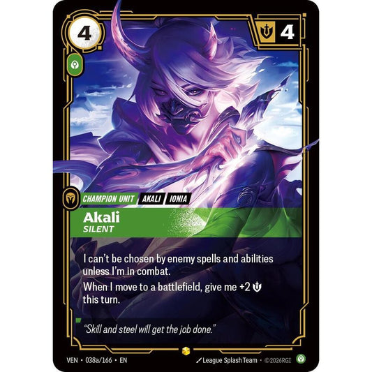Akali, Silent (Alternate Art) - Vendetta (VEN)