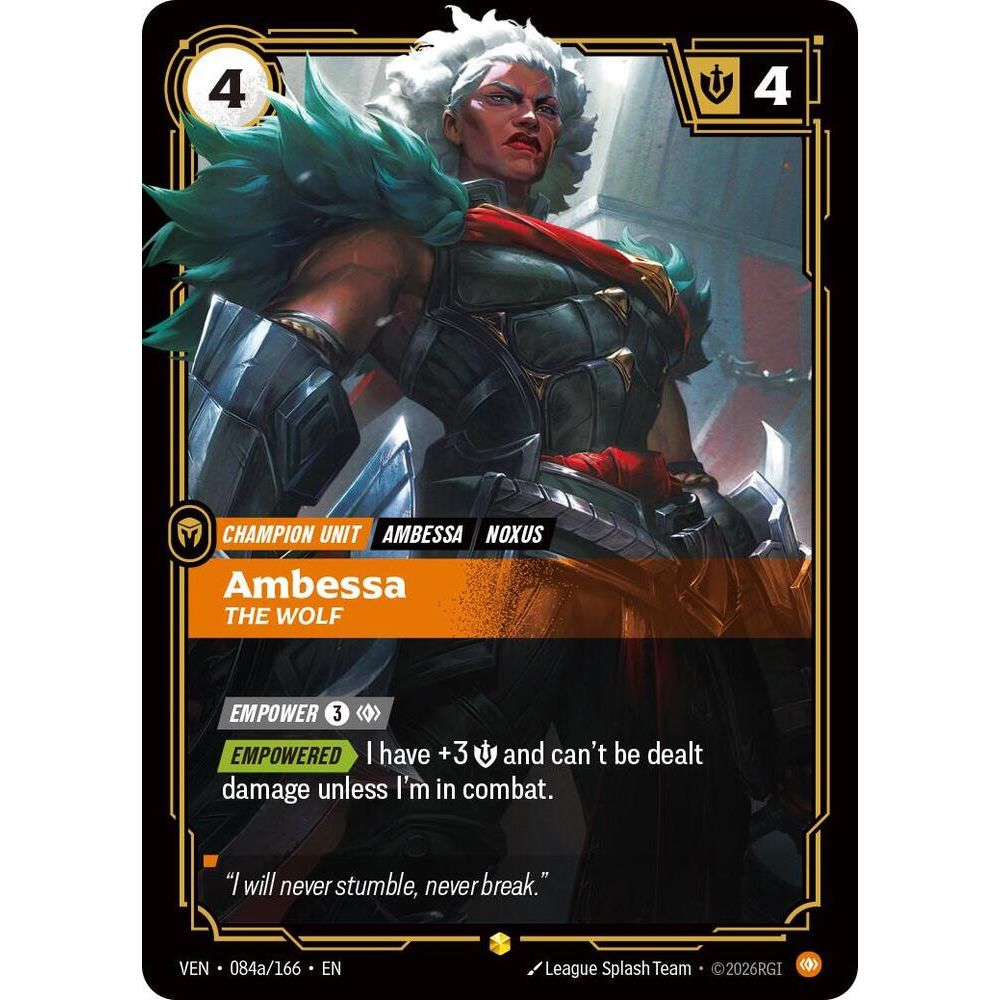 Ambessa, The Wolf (Alternate Art) - Vendetta (VEN)