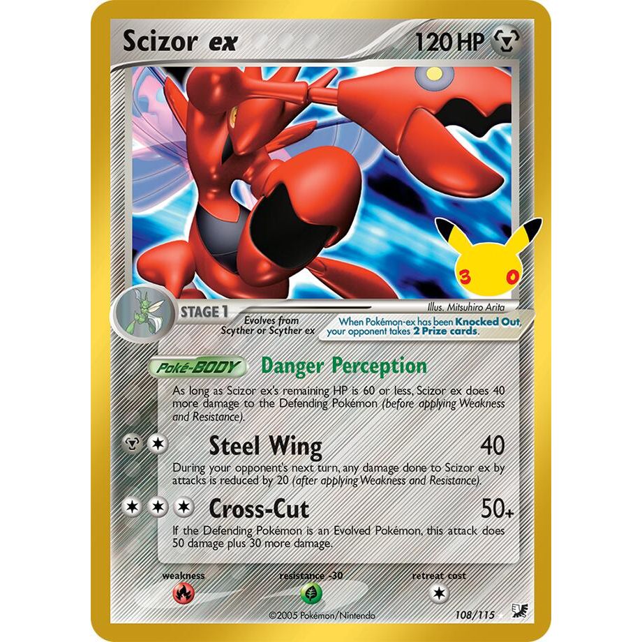 Scizor ex - ME: 30th Celebration Classic Collection (30C)