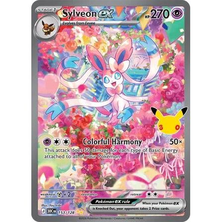 Sylveon ex - 153/128 - ME: 30th Celebration (30C)