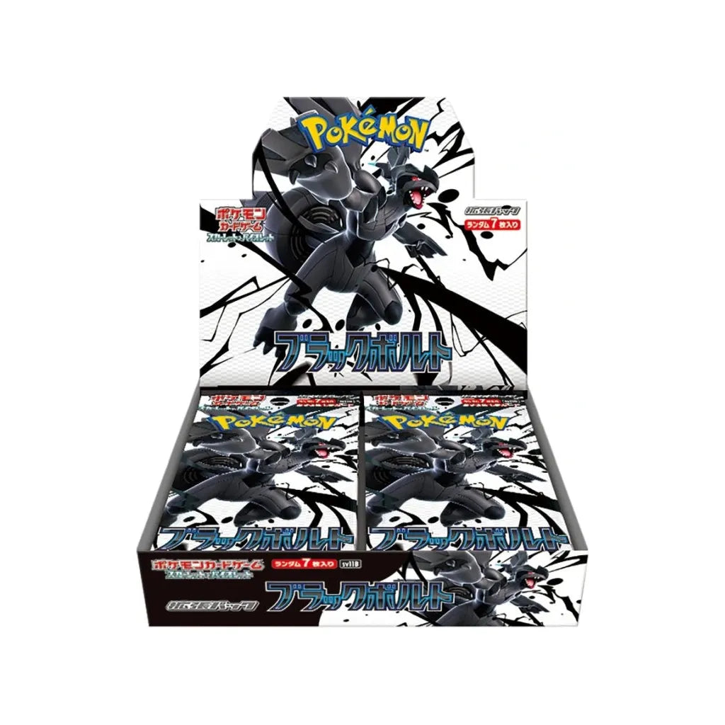 Pokémon TCG - Scarlet & Violet - Black Bolt - Sealed Booster Box (Japonský)