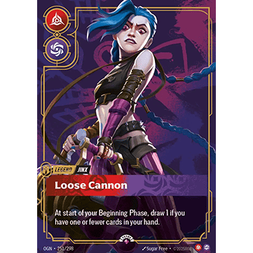 Jinx, Loose Cannon - Riftbound Organized Play Promotional Cards (OPP)