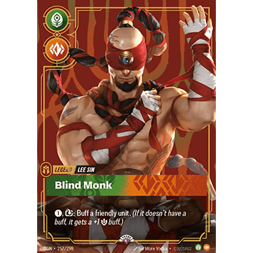 Lee Sin, Blind Monk - Riftbound Organized Play Promotional Cards (OPP)